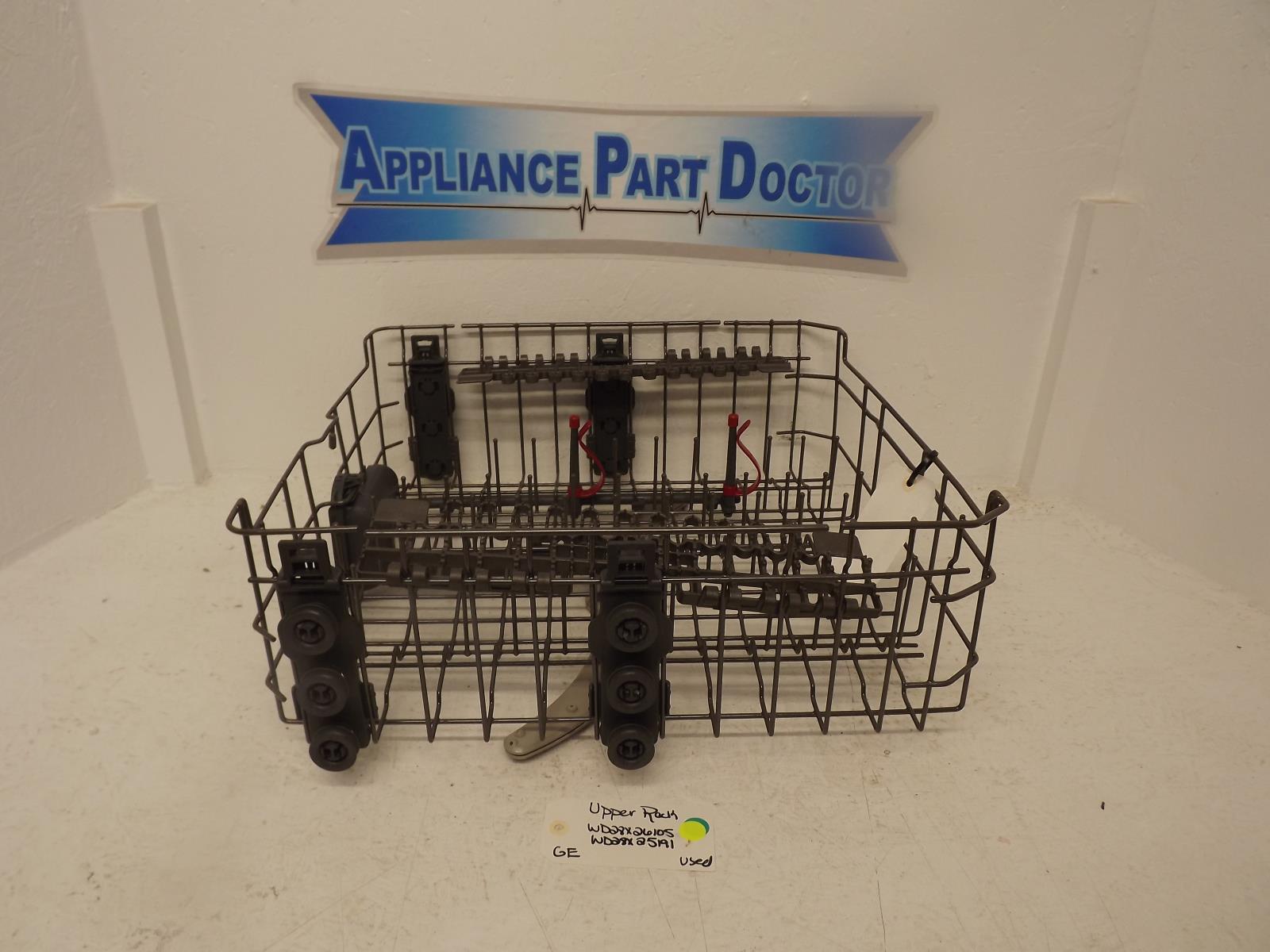 GE Dishwasher WD28X26105 WD28X25191 Upper Rack Used GE Dishwasher WD28X26105 WD28X25191 Upper Rack Used